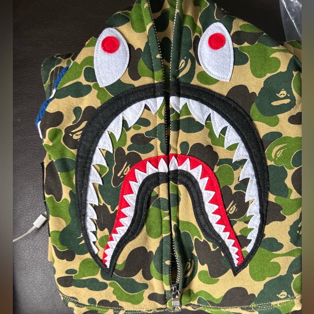 abc green bape hoodie